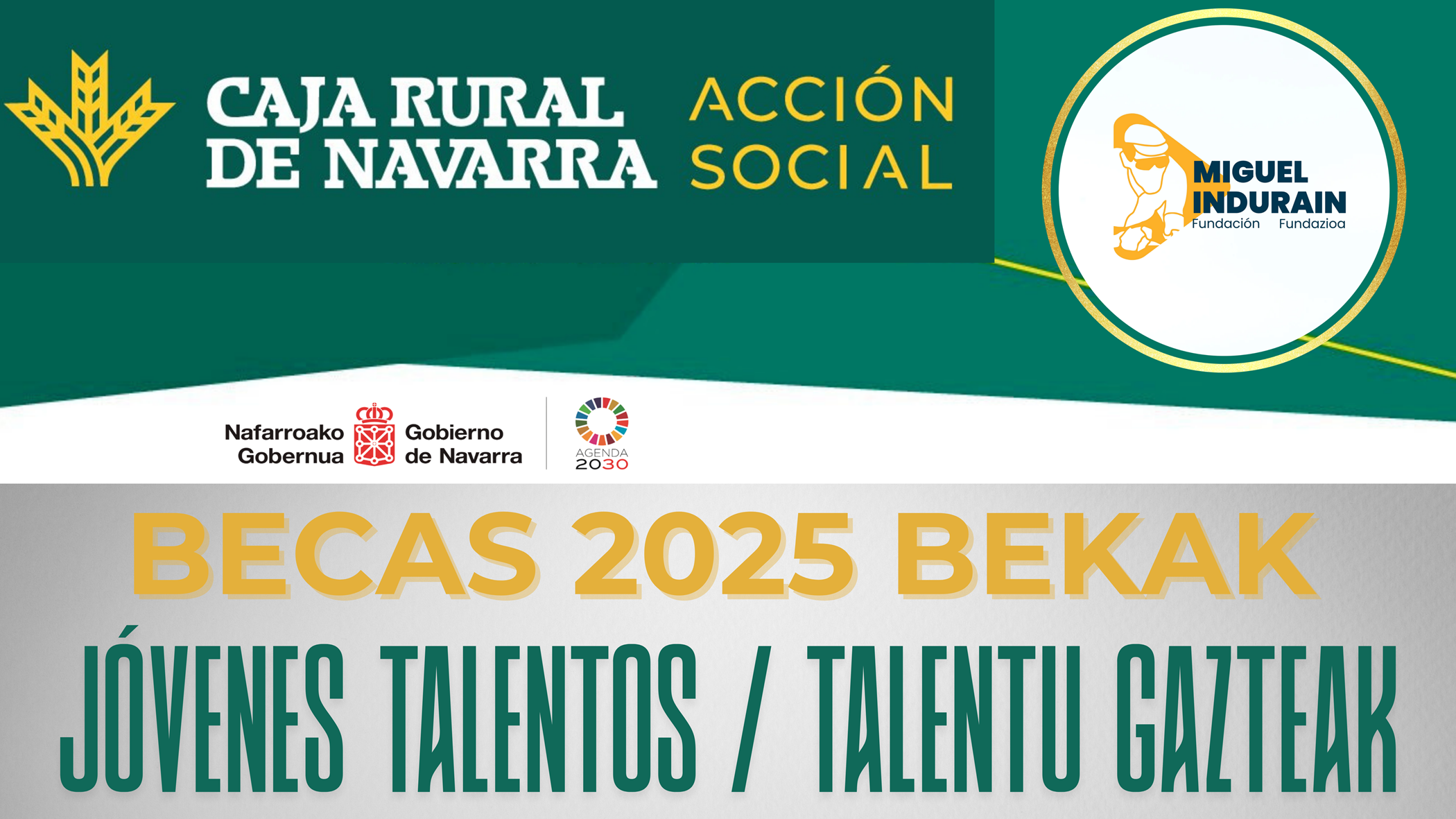 La Acci&oacute;n Social de Caja Rural de Navarra premia el joven talento deportivo navarro
